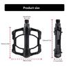 Aluminum Alloy Bicycles Flat Pedals 4 Bearings Bicycles Platform Pedals Replacement Wide Flat Cycling Pedals Enduring