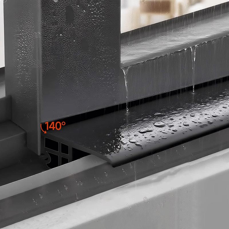 Window waterproof baffle rainproof backflow sealing strip balcony sill water guide bar house leakage maintenance adhesive strip