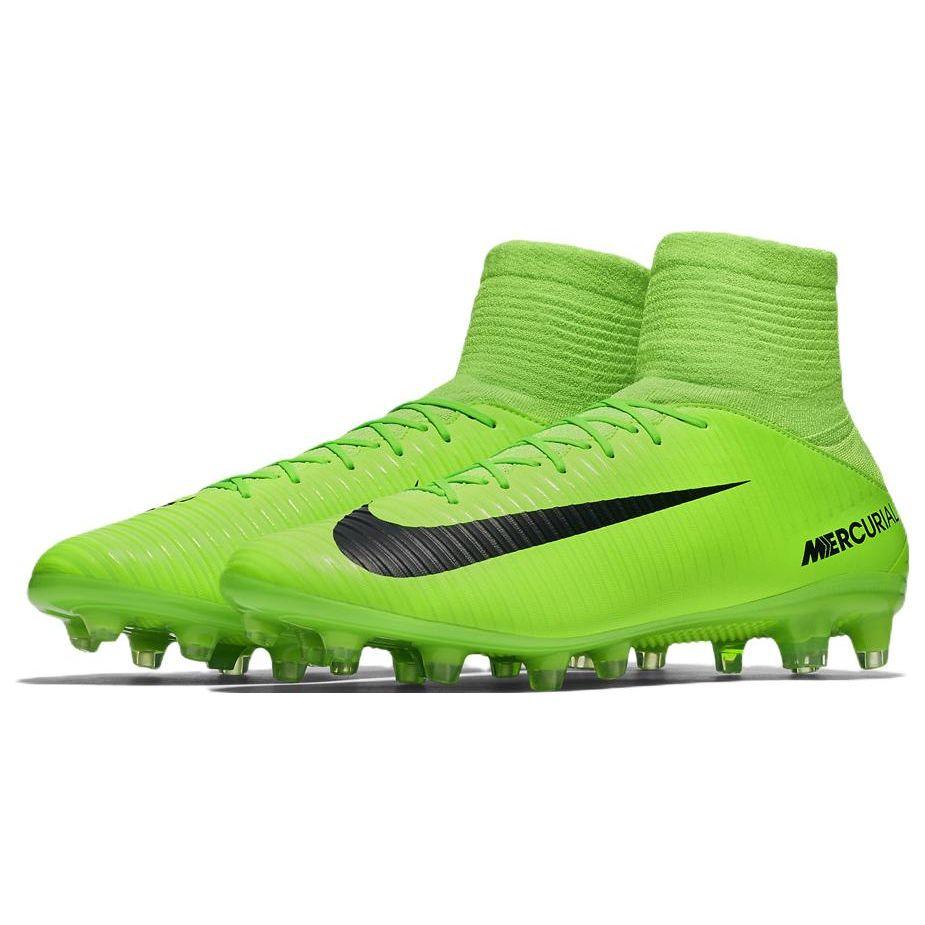 Nike Mercurial Veloce 3 Comfortable Ag (Rubber Short Studs) Fabric Leather Shock Absorption Anti-Slip Wear-Resistant Soccer Shoes 831960-303