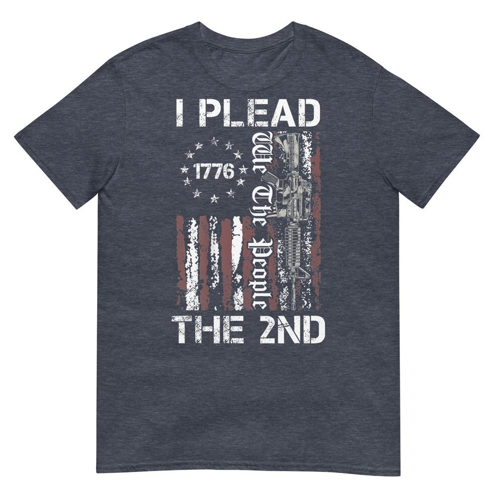 I Plead The 2nd Aunisexdunisext We The People Usa Ar15 Pro Gun Tshirt