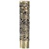 Alloy Cylindrical Incense Burner with Phoenix and Dragon Design for Indoor Sandalwood Offering to Buddha.