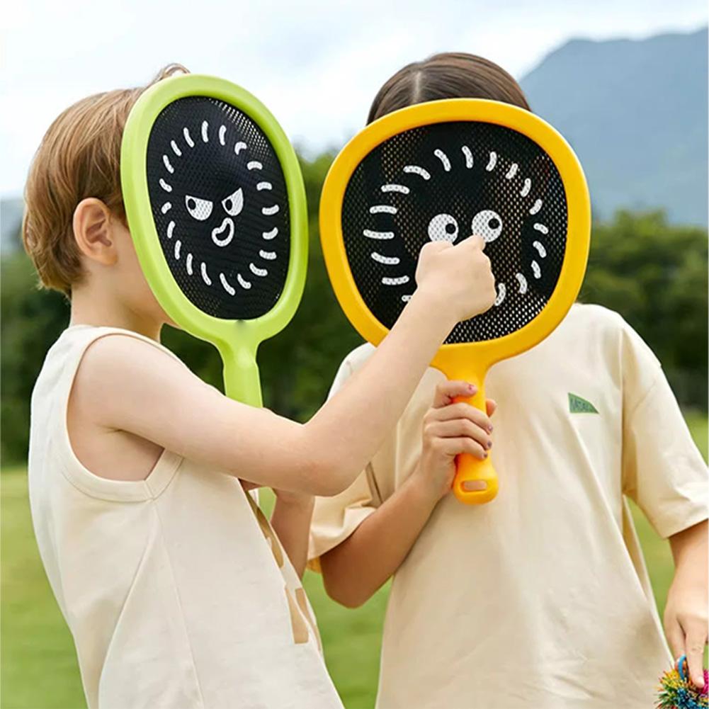 Dětská tenisová sada se 2 raketami, měkkým míčkem, barevným míčkem, tenisová raketa na vnitřní i venkovní sporty, hračka pro začátečníky