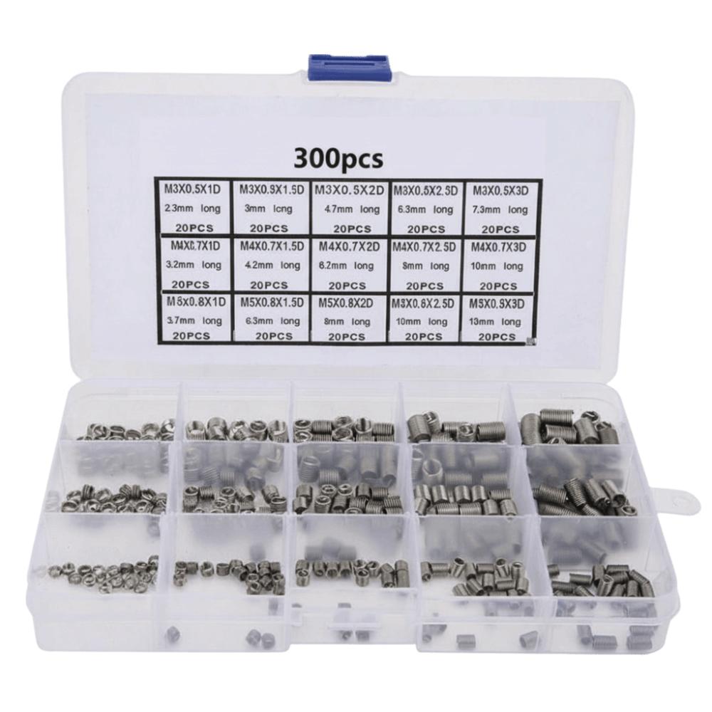 High Strength Wire Thread Inserts 304 Stainless Steel Thread Protection Inserts Thread Repair серебряный