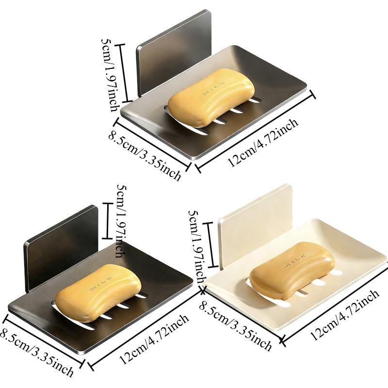 Drain and Moisture-proof Soap Rack Nail Free Installation Bathroom and Kitchen Universal Soap Storage Rack Bathroom Accessories