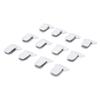 12PC Padded Comforter Clips Compact Multifunctional Metal and Foam Padded Blanket Fasteners