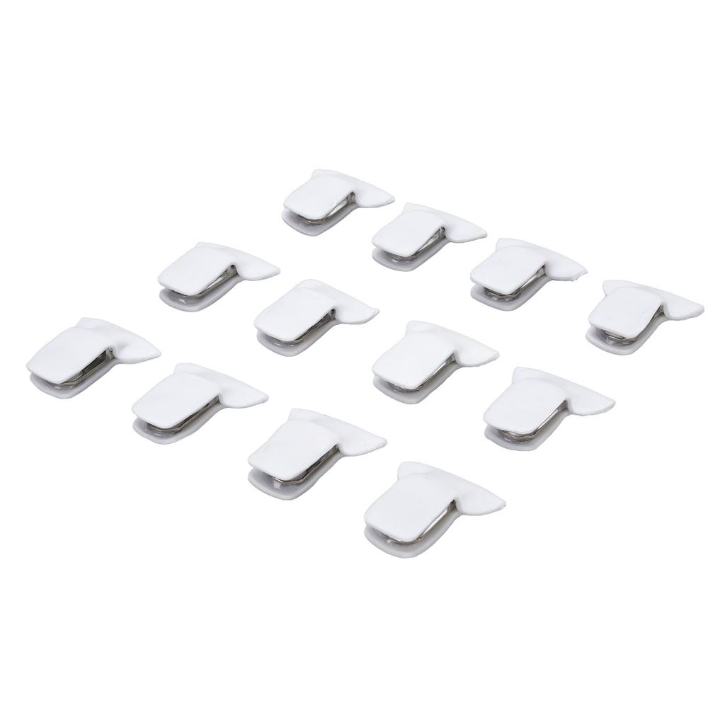 12PC Padded Comforter Clips Compact Multifunctional Metal and Foam Padded Blanket Fasteners