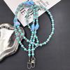 Beaded Pearl Love Crossbody Phone Chain Lanyard, Perfect Gift for Females.