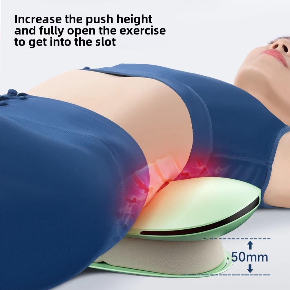 Electric Lumbar Traction Massager Adjustable Vibration Waist Spine Support Back Massage Machine Waist Masajeador