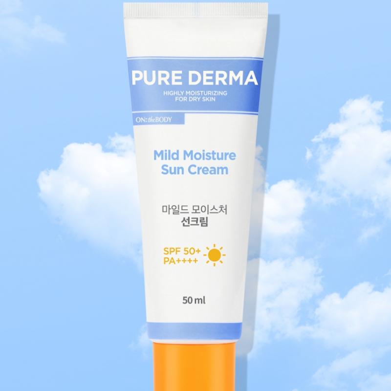 ON THE BODY Crème solaire Pure Derma Mild Moisture 50 ml