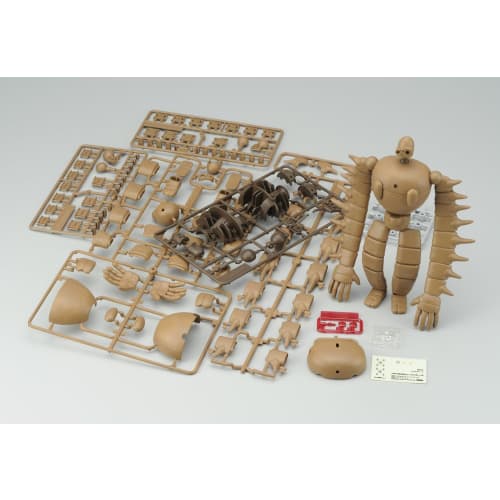 Fine Molds Laputa: Castle in the Sky Robot Soldier (Battle Version) 1/20 Scale (Includes Same-Scale Pazu Unpainted Figure) Plastic Model FG4