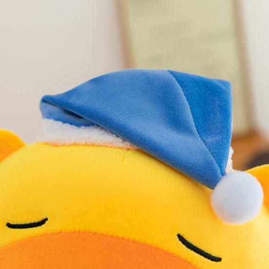 Capybara Plush Pillow Cute Snoozing Capybara Doll Soft Stuffed Animal Comforting Nap Buddy for Kids Adults