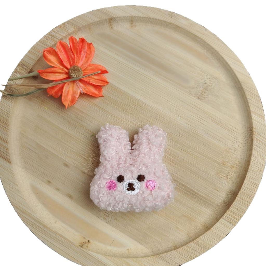 Cartoon Cute Blush Rabbit Plush Toy Pendant Korean Version Ins Animal Doll Clothing Accessories Bag Accessories