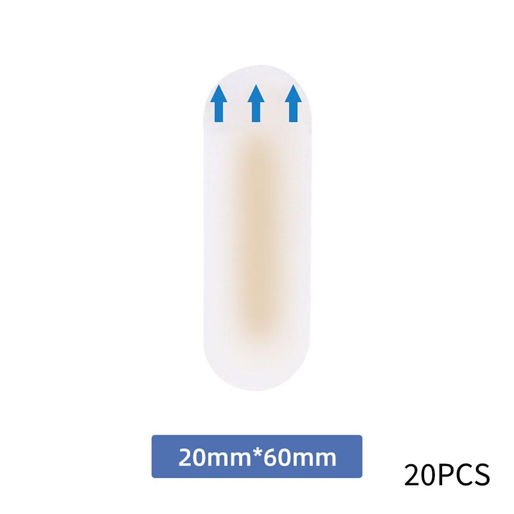 20PCS Soft Gel High Heel Foot Patches Adhesive Heel Blister Bandage Hydrocolloid Shoes Stickers Pain Relief Plaster Foot Care