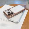 Nieuwe Transparante Telefoonhoes Voor iPhone 17 16 15 13 12 Pro Max 17Air Plating Frame Lens Film Bescherming Anti-val Harde Heldere Cover