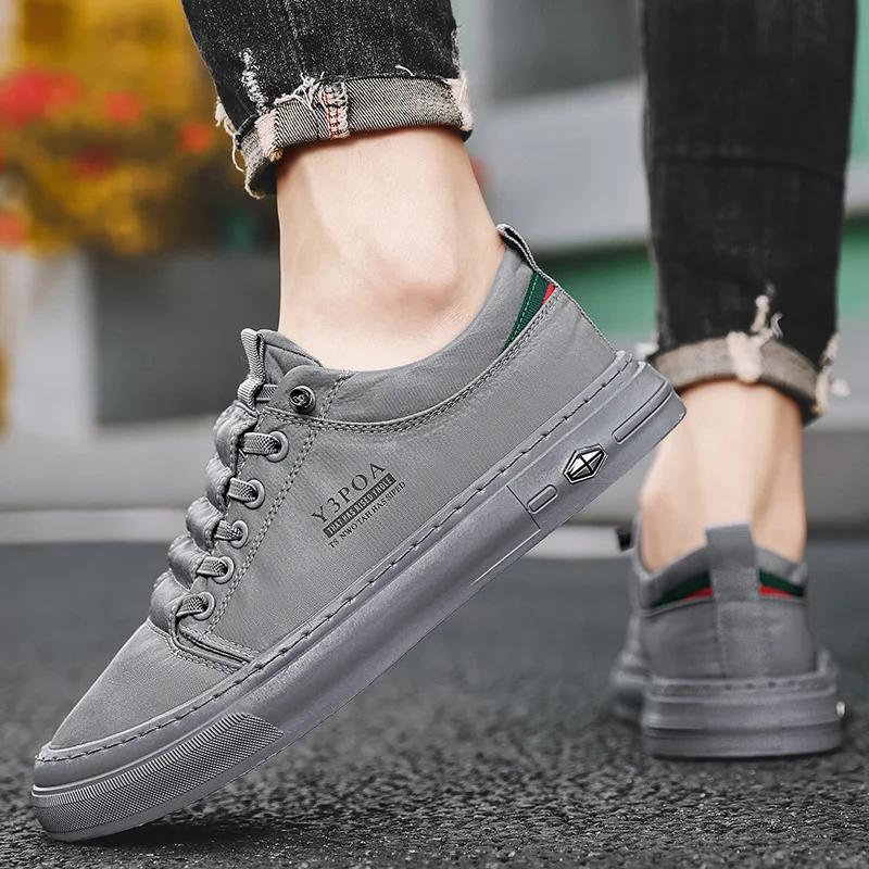 Fashion Luxury Men Running Shoes Skateboard Breathable Comfortable Loafer Casual Sneakers Men Canvas Shoes Tenis Masculino Footwear Male