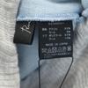 Riu Long Sleeve Switching Sweater F Light Blue X Grey Knit with Ring Women Used