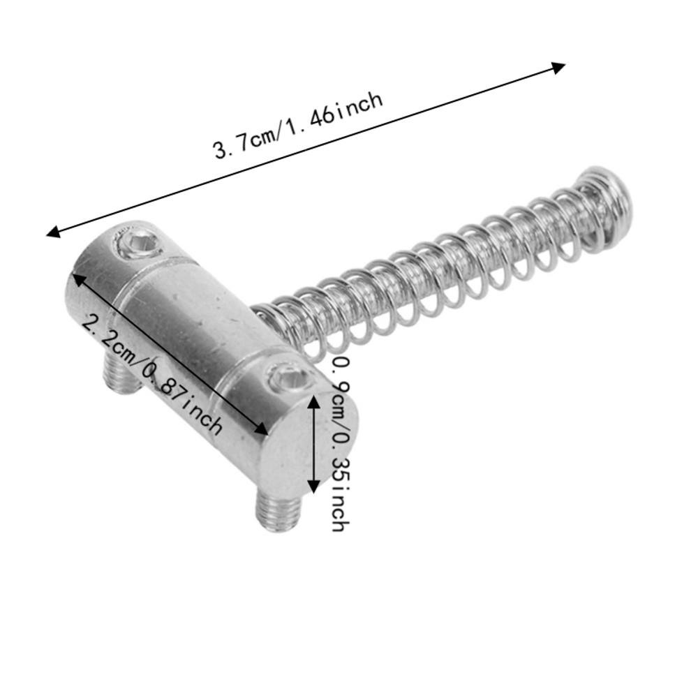 3PCS Ziny Alloy Guitar String Saddles Silver Bridge Saddle Set Metal Bridge Saddles  Electric Guitar