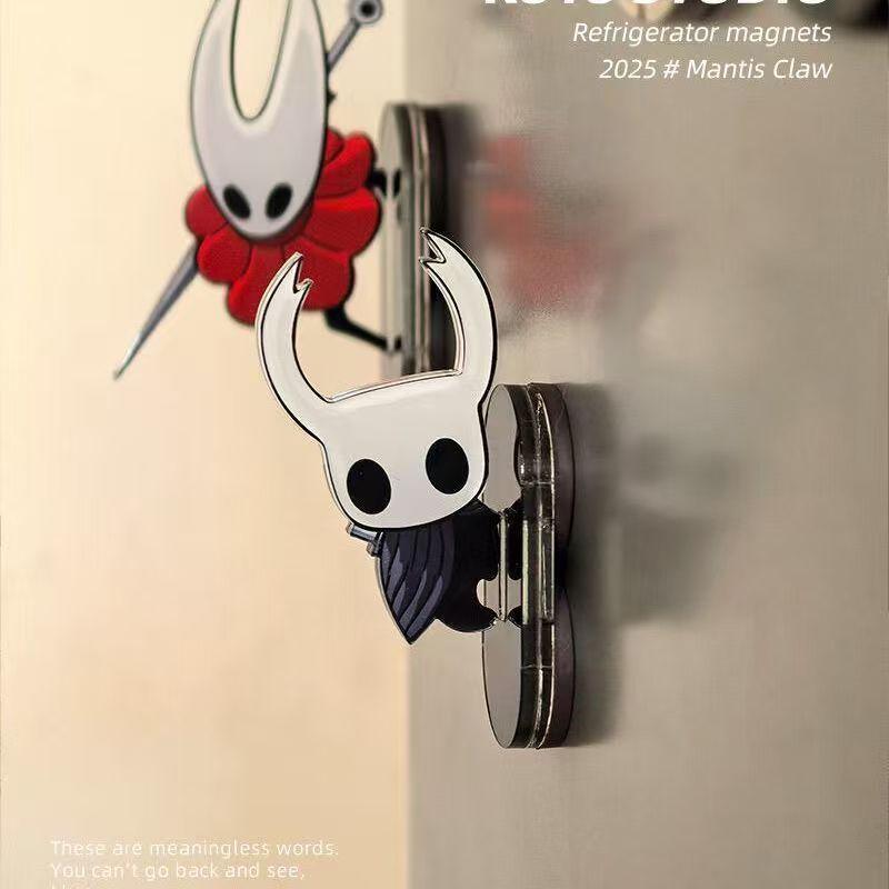 2pcs/Set Hollow Knight 2 Hornet Figure Toy Fridge Magnet Desktop Decoration Model Ornaments Toys Boys Girls Christmas Gifts