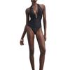 1011 new European and American one-piece swimsuit slim European and American women's conservative swimsuit