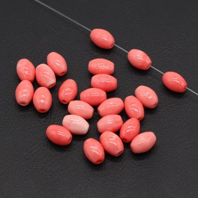 20 Stück/60 Stück Naturrosa Koralle Anhänger Zylindrische Durchbohrte Perlen Für Schmuckherstellung DIY Halskette Armband Zubehör