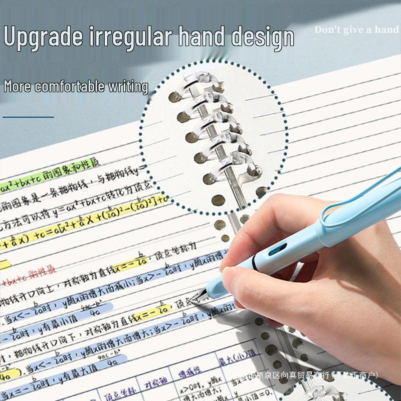 Detachable Coil Notebook: A5/B5 Thickened Loose-Leaf with Horizontal Lines and A4 Grid