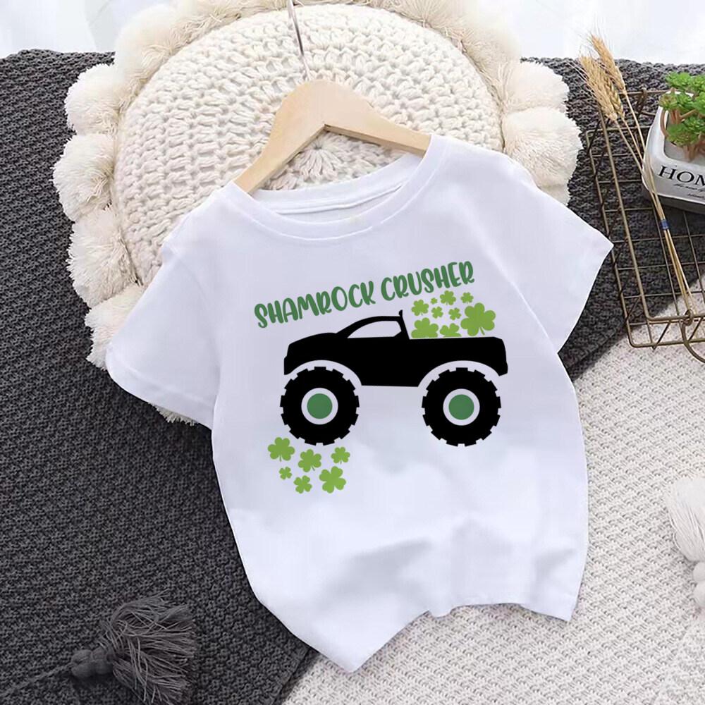 Mr Lucky Charm Print Kids T-shirt Children St. Patricks Day Shirt Boy Girl Clothes St. Patricks Day Toddler Outfits Shirts Gift