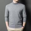 Men's High Neck Wool Sweater - Warm, Versatile Knitwear for Autumn & Winter
