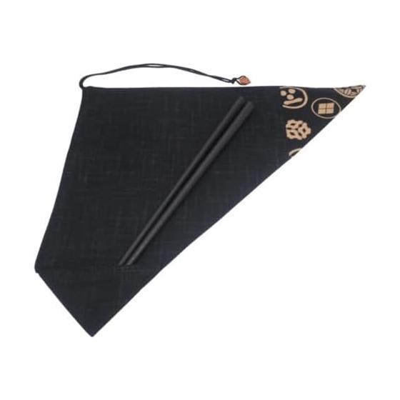 Chopstick Bag, Family Crest Pattern, Fabric, Chopstick Pouch, My Chopstick Case, Handmade, Made In Japan, Japanese Goods, Height Approx. 19.5cm,