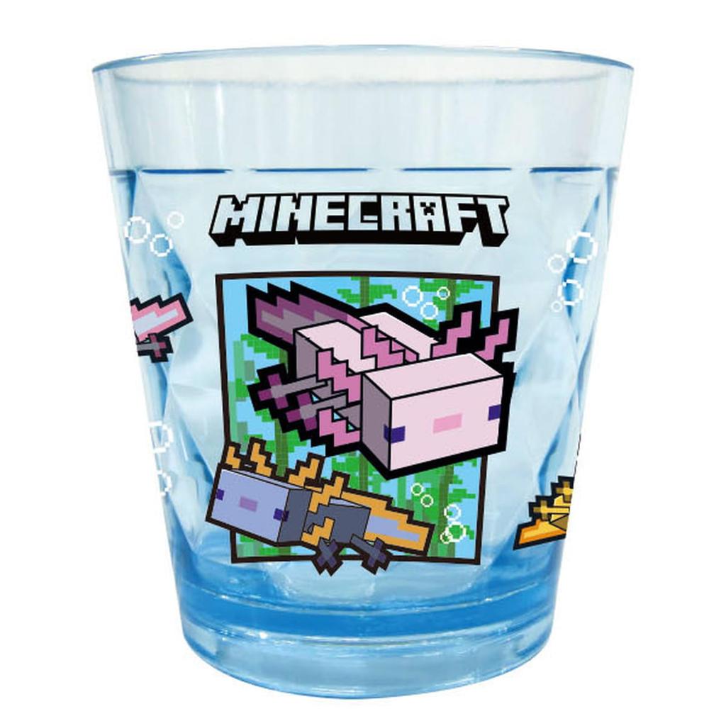 K Company Minecraft Glitter Clear Cup Blue X X MCT-CL4-BL H9.1 W8.3 D8.3cm
