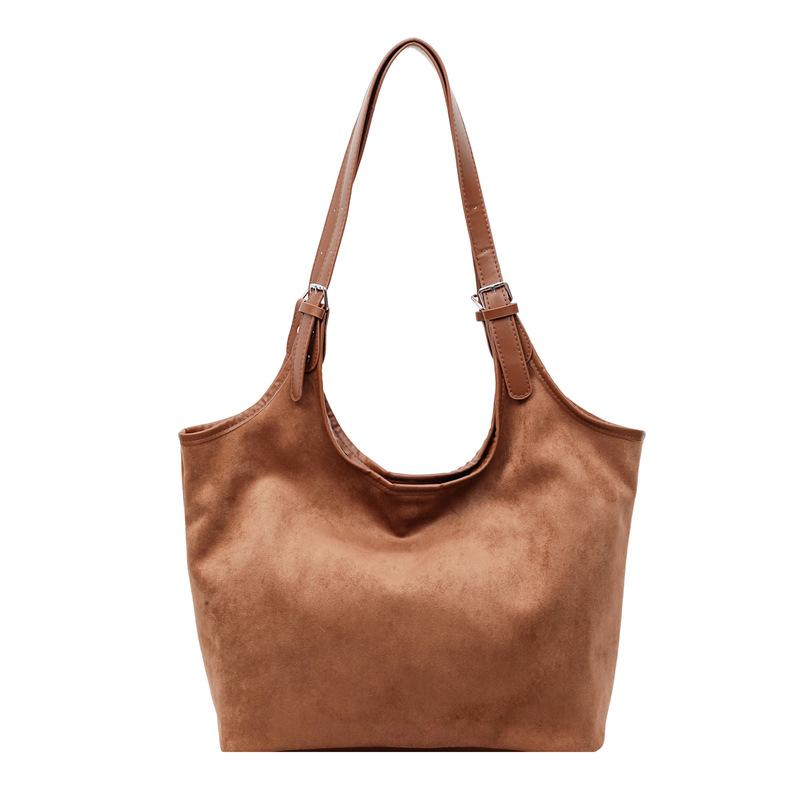 Retro autumn bag women's new retro shoulder bag large capacity tote bag fashion commuter bag