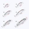 Round Tube Cabinets Handle Heavy Type Stainless Steel Pull For Furniture Drawer Door Chopping Board Simple Mounting Hardware Accessories