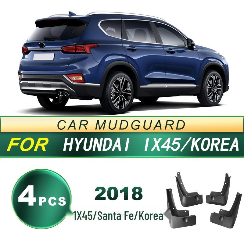 Soft Rubber Mud Flaps for 18-Model Hyundai IX45/Santa Fe (Korean Version)