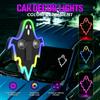 Solar Car Halloween Devil's Eye LED Atmosphere Light Car Rear Window Light Ambient Lamp Halloween Decoration Wireless Car Decor Neon Lights 4