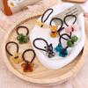Headdress Bear Plastic Bow Flower Scrunchies Sweet Hair Ties Hair Rubber Bands Women Hair Bands