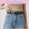 Leather Belt For Women With Alloy Buckle And Adjustable Length For Casual And Office Wear