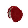 Plush Heart-Shaped Makeup Mirror with Magnifying Side, Folding Dual-Sided Portable Compact in Soft Teddy Bear Fur