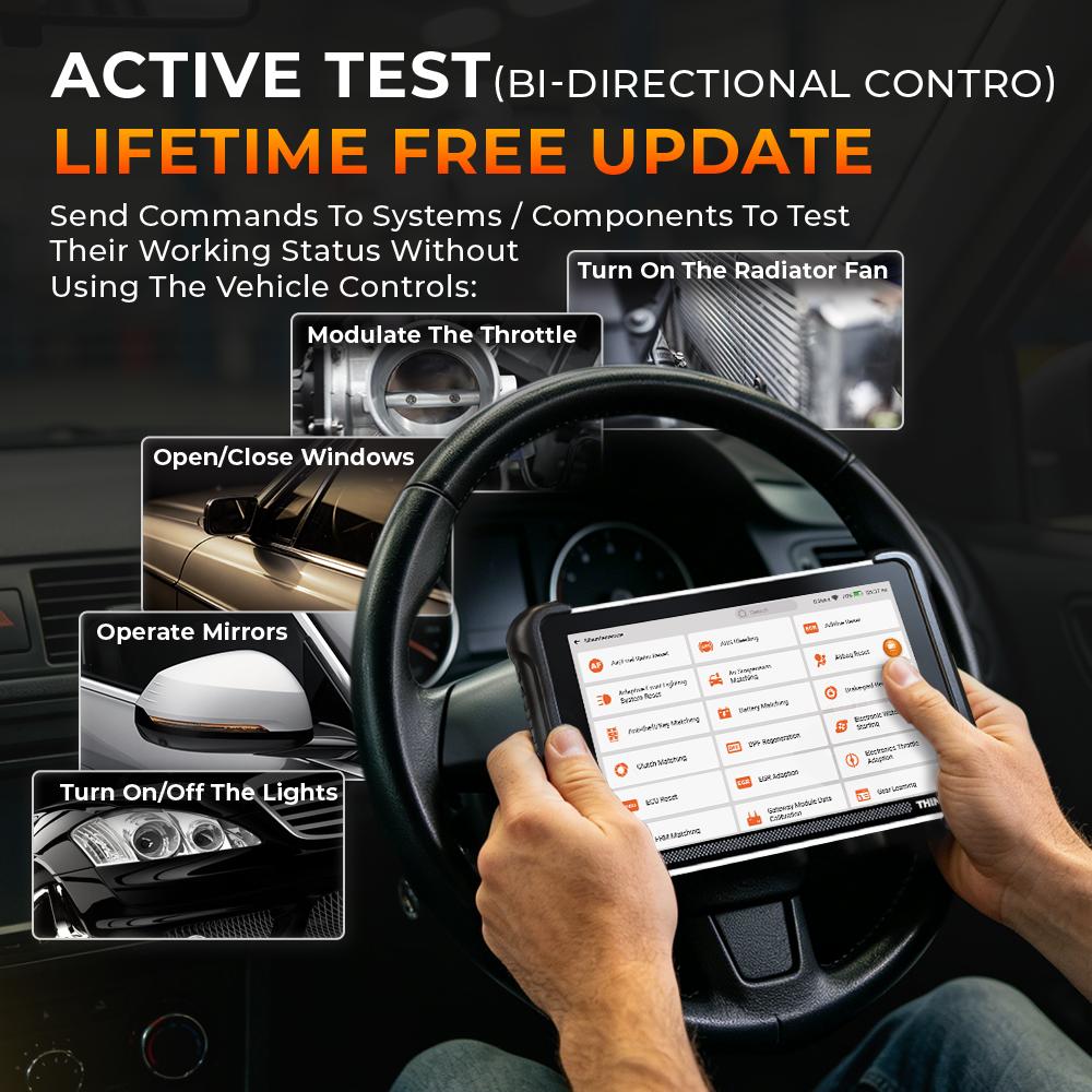 THINKCAR THINKSCAN 689BT PRO Topology Map Multi-channel ECU Coding Diagnostic Tools for Professional Mechanic Free Update