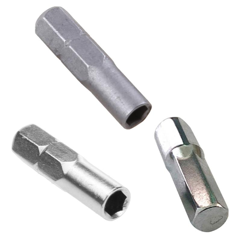6.35mm 1/4" Insert Bit adapter to 4mm Bit Hexagonal Holders Screw Driver Bit Adapter Manual/Electric Screw Driver Bit Ad