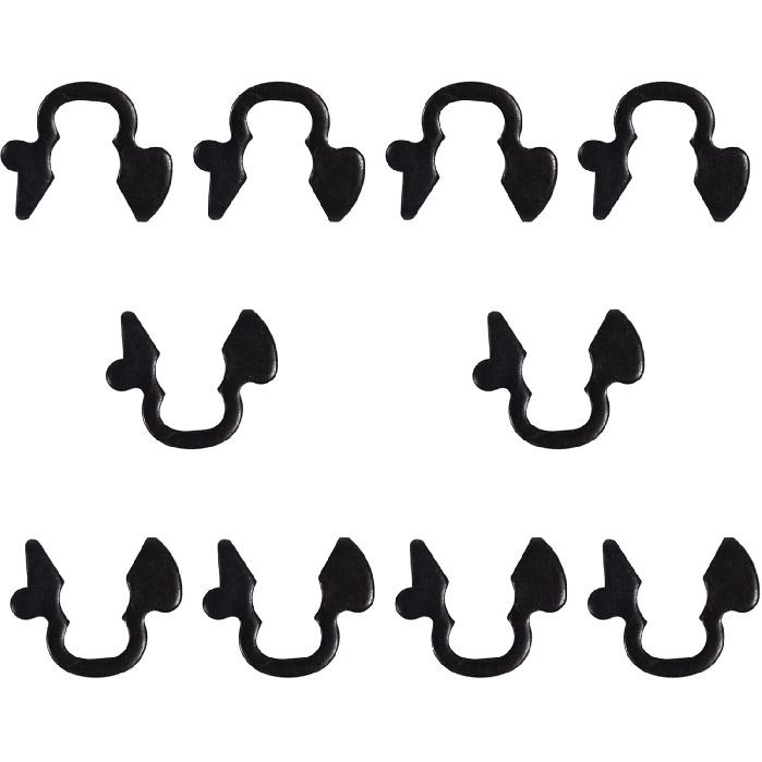 4l60e 4l80e For Chevy Silverado Shift Cable Clip Chevrolet Tahoe Impala GM GMC Sierra Gearbox Transmission Shifter Cable Retainer Clips E-Clip Metal