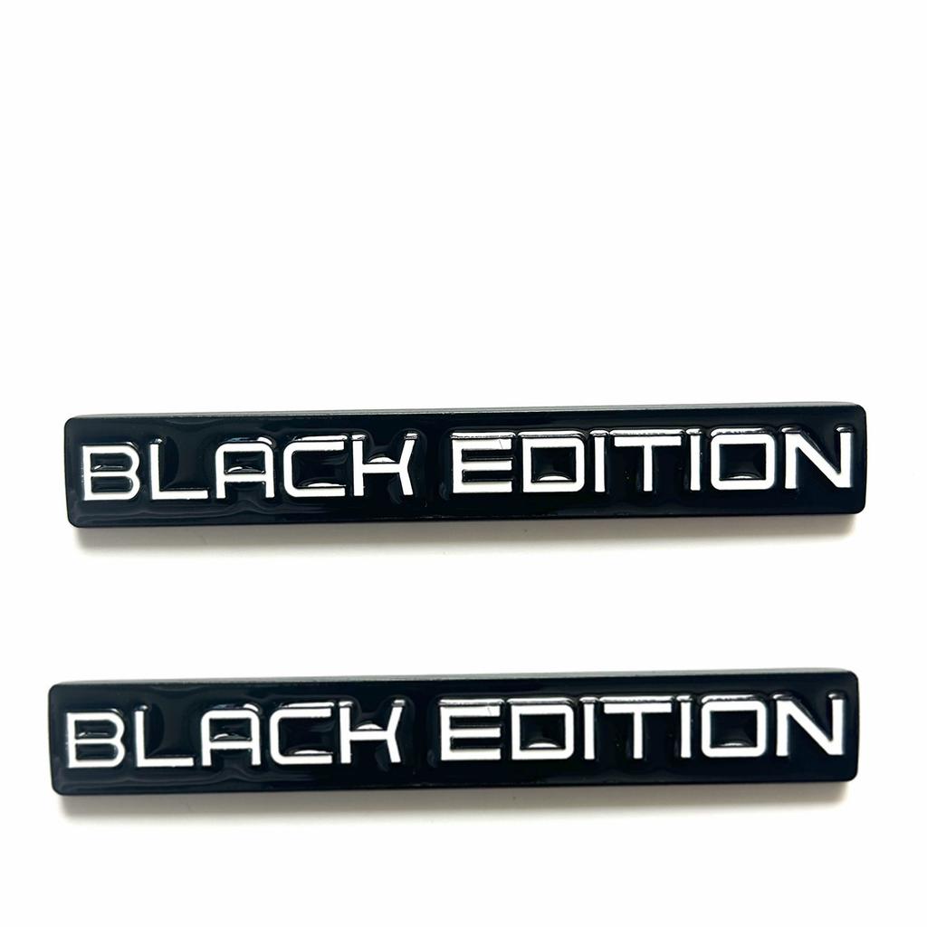 Metal Black Edition 3D Car Body Badge Limited Edition Sticker Trunk Fender Emblem Decal Accessorie For Car Motorcycle Bike