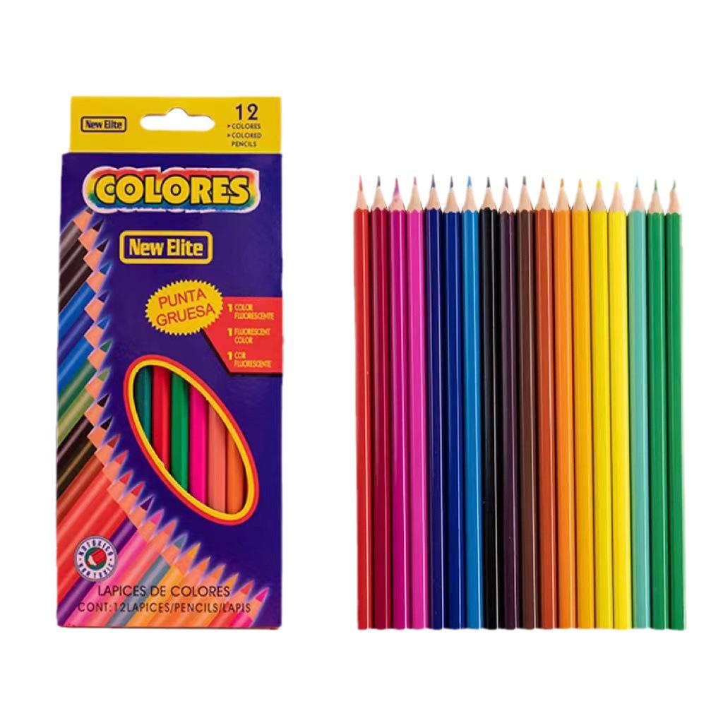 Oil-Based Colored Pencil Set for Kids - 12/18/24/36 Colors