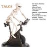 Rotoped Animatronic Skeleton Figurka Halloween Pryskyřice Cyklistika Fitness Kolo Lebka Socha Socha Domácí Kancelář Dekorace Na Stolní Ornament