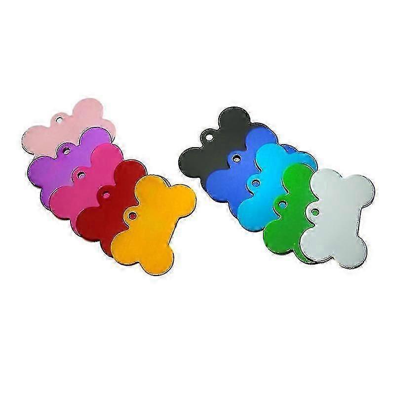 Pet id tags 38mm aluminum alloy dog cat identity badge plate pet supplies z30513