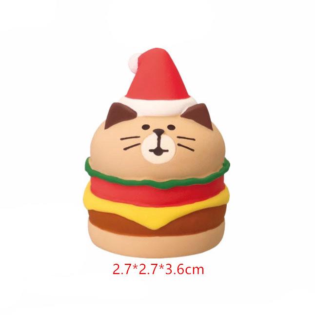 Scatola Regalo Slitta di Natale Creativa con Gatto Giapponese Scena in Miniatura Fai-da-te per Fotografia e Ornamenti Zakka