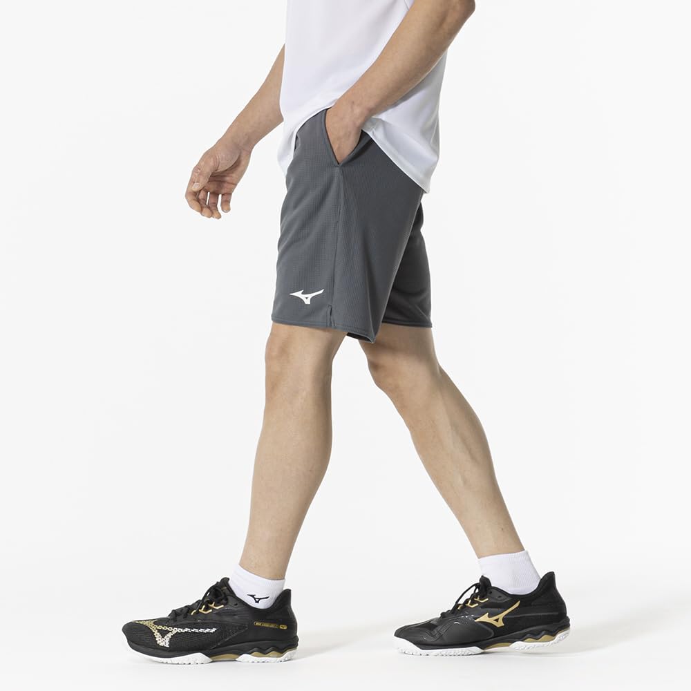 Tennis and Badminton Dry Aeroflow Game Highly Breathable Dynamotion Officially Certified by the Japan Badminton Unisex Turbulent Size 62JBB001 Pants,