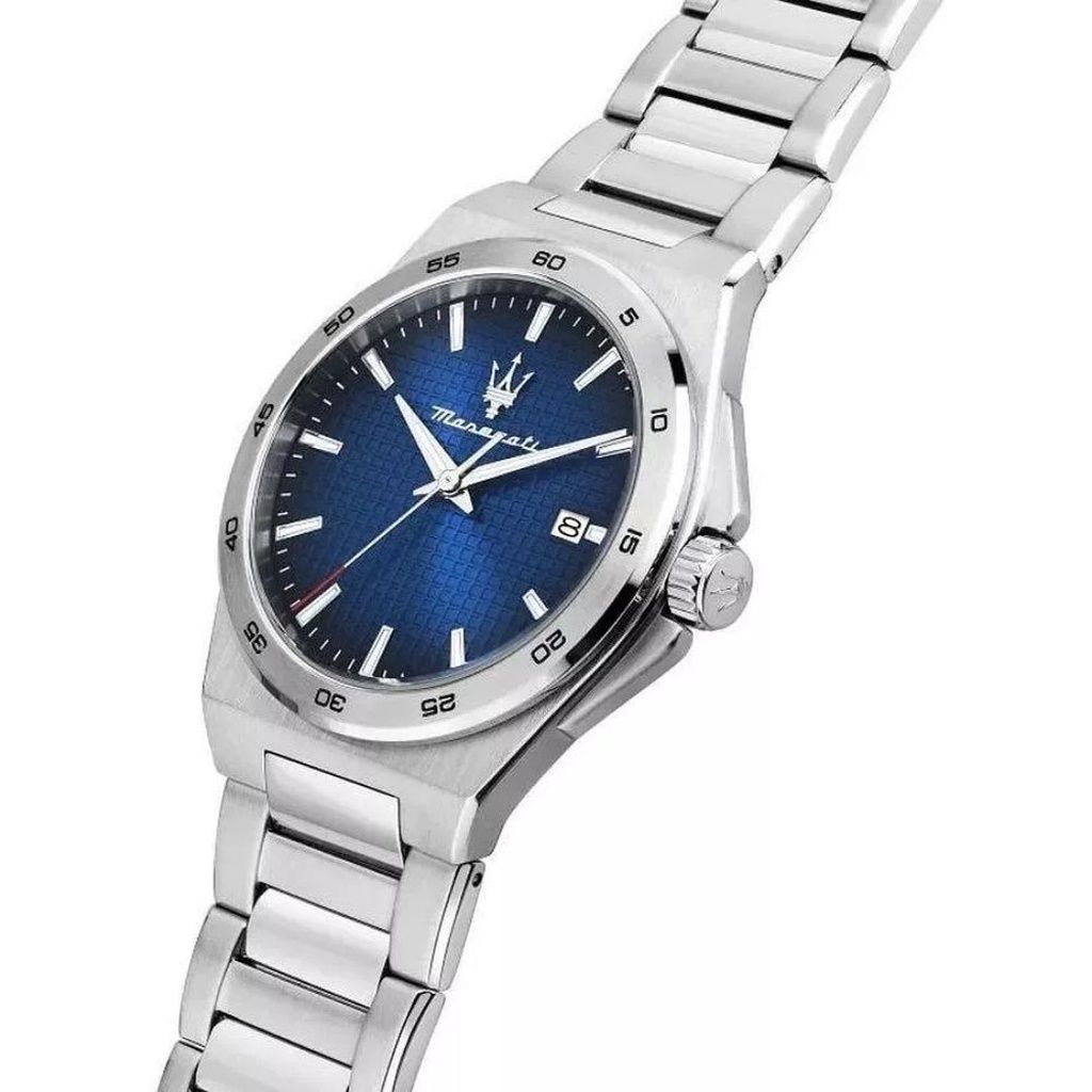 Maserati Velocita Stainless Steel Blue Dial Quartz R8853153001 Men's Watch