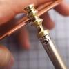 Multi-layer Brass Hemming Head, Soldering Iron Copper Head for DIY Leather Edge Burnishing Sealing & Waxing