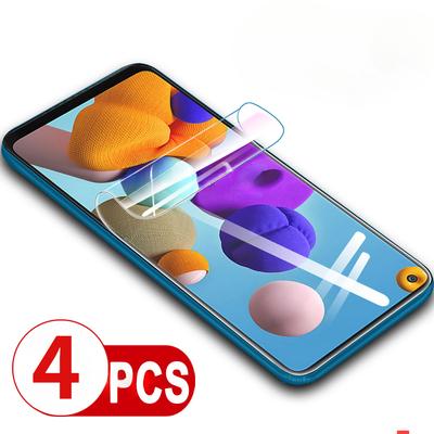 4 יחידות סרט הידרוג'ל לסמסונג גלקסי A21s A21 A71 4G 5G UW A11 Samsun Sansung Galaxi A 71 21 s 11 21s 5 4 G מגני מסך