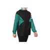 Adidas Colorblock Zip-Up Sportjacke Herren Oberbekleidung Schwarz Grün DW8098