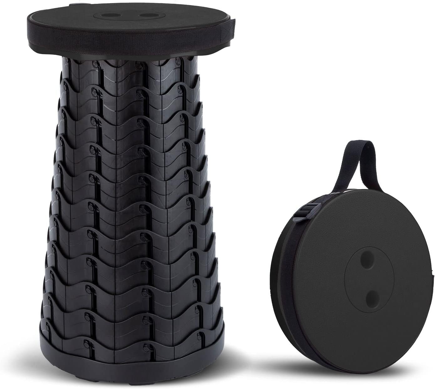 

Складной портативный табурет, модернизированный складной табурет для кемпинга, грузоподъемность 450 фунтов, телескопический складной выдвижной табурет для взрослых